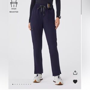 Figs Women's Navy Straight Leg Pants